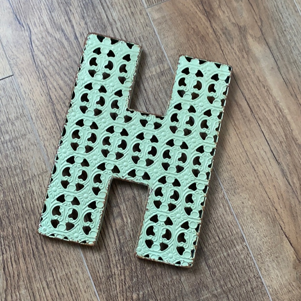 Letter “H” Wall Decor